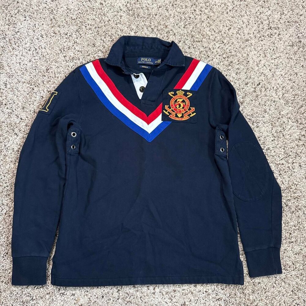 Polo-ralph-lauren Men's Navy and Blue Polo-shirts